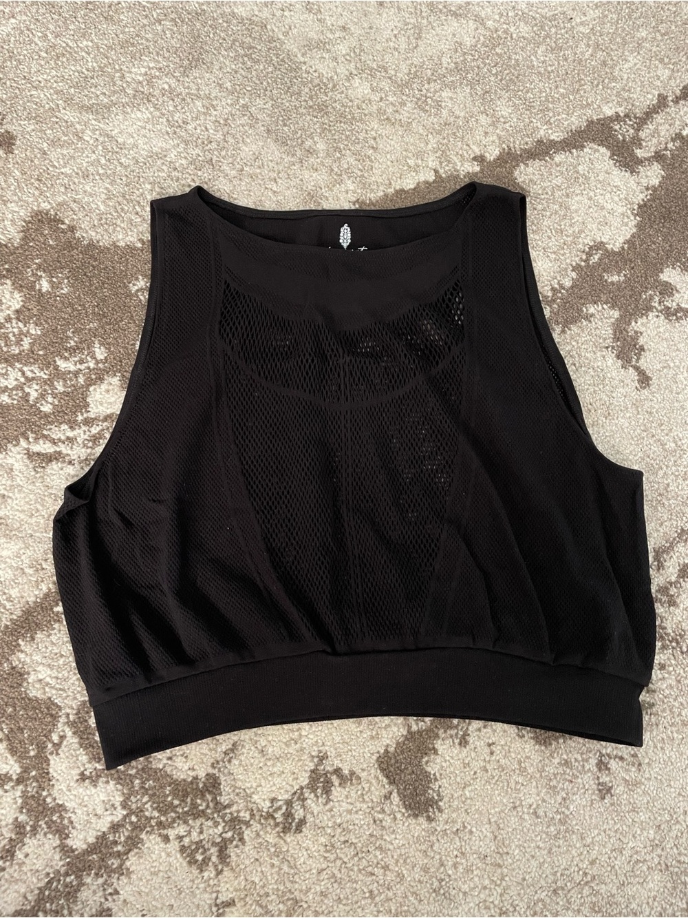 ree People Movement Tank Top Womens Small Running Black Activewear